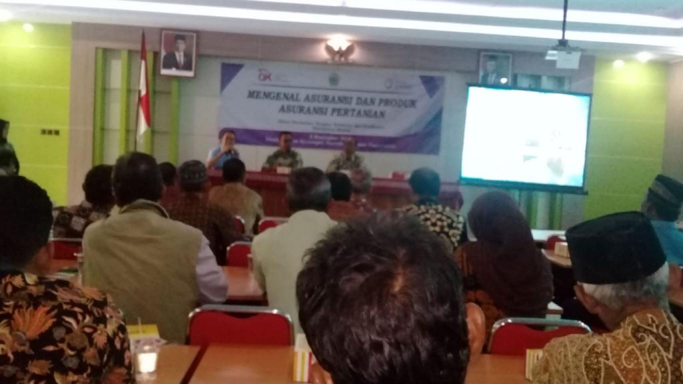 DUKUH GANJURAN IKUTI SOSIALISASI ASURANSI PERTANIAN